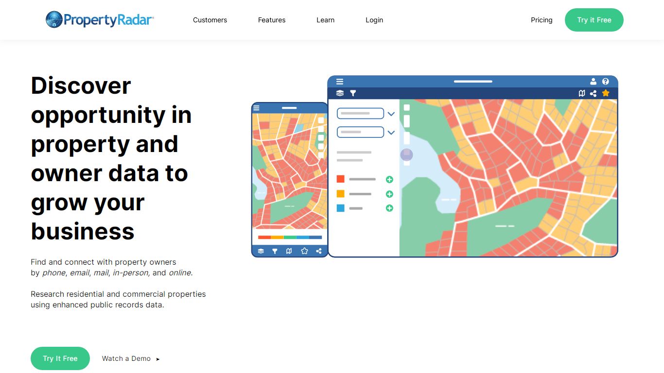 Property Owner Information & Public Records Search App | PropertyRadar